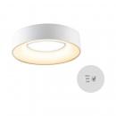 ARDEBO.de EVN Sauro LED Anbauleuchte, rund, IP54, 200-240V, 18W, 3000K, 4000K, 5700K, 1440lm, 1584lm, 1512lm, weiß (R30180125)