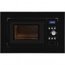 ARDEBO.de Exquisit EMW1770-G-D-030 Einbau Mikrowelle, 59,5 cm breit, 17L, Grill, Timer, Schwarz Glas