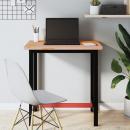 Werkbankplatte 80x55x2,5 cm Massivholz Buche