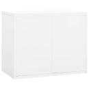 Aktenschrank Weiß 90x46x72,5 cm Stahl