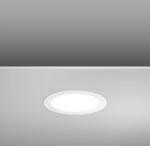 RZB Toledo Flat Round A+ Einbau-Downlight, LED, 17,8W, IP 40, weiß (901453.002)