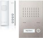 Ritto Acero pur Audio-Set Freisprechstelle, 1 Wohneinheit, edelstahl/weiß (RGE1818325)