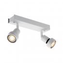 ARDEBO.de SLV PURI 2, Wand- und Deckenleuchte, zweiflammig, QPAR51, max. 100 W, mit Dekoring, v (147371)