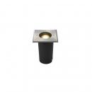 ARDEBO.de SLV SOLASTO 120 Outdoor Bodeneinbauleuchte, LED GU10 51 mm, IP67, edelstahl, eckig (227684)