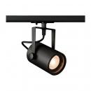 ARDEBO.de SLV Euro Spot Track Hochvolt-LED-Strahler, QPAR51 25W, inkl. 1P.-Adapter, schwarz (1001861)