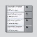 Siedle Vario TM 612-4 SM Tasten-Modul, silber-metallic (200035528-00)