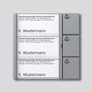 Siedle Vario TM 612-3 SM Tasten-Modul, silber-metallic (200035524-00)