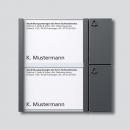 Siedle Vario TM 612-2 DG Tasten-Modul, dunkelgrau-glimmer (200038757-00)