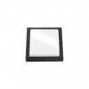 ARDEBO.de SG Leuchten Quadratische Wandleuchte Bassi Schwarz 580lm 3000K Ra>80 Phasenabschnittsdimmung, 10W (614187)