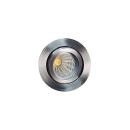 ARDEBO.de Rutec R5558-V4A Einbaustrahler Schwenkbar mit Clipverschluss Tulka, 1-50W, edelstahl