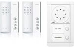 Ritto Portier Audio Set Freisprechstelle, 2 Wohneinheiten, weiß (RGE1891470)