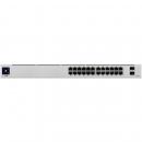 ARDEBO.de Ubiquiti UniFi 24-Port PoE Managed L2/L3 Gigabit Ethernet (10/100/1000) Power over Ethernet (PoE) 1U Silber
