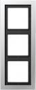 ARDEBO.de Rahmen 3-fach, aluminium, LS Design, Jung ALD2983