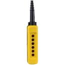 ARDEBO.de Schneider Electric Leergehäuse für Hängetaster XAC-A, 6 vertikale Bohrungen (XACA06)