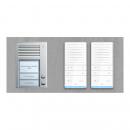 TCS PAAF021/001 audio:pack Aufputz für 2 Wohneinheiten, mit Außenstation PAK 2 Klingeltasten + 2 x Freisprecher ISW5031 + Steuergerät BVS20