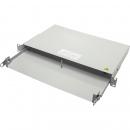 Telegärtner 19" Gehäuse Profi V 1HE mit Faserschutzschlauch. grau (100021702)