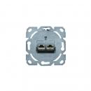 Telegärtner Modul-Aufnahme, AMJ-S flex inkl. 2 AMJ-S-Module, Cat.6A, T568A (100022964)
