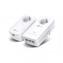 ARDEBO.de TP-Link TL-WPA8631P KIT Wi-Fi Adapterkit, AV1300-AC1200-Gigabit-WLAN-Powerline-KIT mit Steckdose, weiß