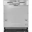 ARDEBO.de Exquisit EGSP1012-EB-030E Teilintegrierter Geschirrspüler, 60 cm breit, 12 Maßgedecke, 6 Programme, EcoProgramm, LED Display, inox