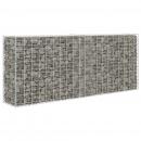 Gabione Verzinkter Stahl 85x30x200 cm