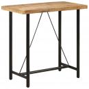 Bartisch 110x55x107 cm Massivholz Mango und Eisen