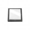 ARDEBO.de SG Leuchten Basso Wandleuchte, 2xE27, max.33W, IP65, Graphit/Opal (623197)