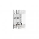 Hager ZL52U6N Komplettfeld, univers Z, 1350 mm, 5 Zählerplätze/SG, 3-feldig, Ausführung Bayern