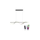 ARDEBO.de Paul Neuhaus Q-SWING LED Pendelleuchte, Smart Home, messing, anthrazit (2385-13)