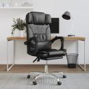 Bürostuhl mit Massagefunktion Schwarz Kunstleder
