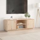 TV-Schrank 110x35x40,5 cm Massivholz Kiefer