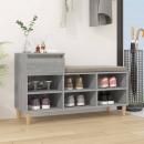 Schuhregal Grau Sonoma 102x36x60 cm Holzwerkstoff