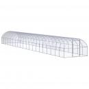 Outdoor-Hühnerstall 3x20x2 m Verzinkter Stahl