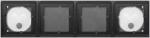 Gira 5504910 System 106 AP-Gehäuse 4 Module 1x4, Anthrazit