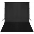 Fotohintergrund-System 500 x 300 cm Schwarz