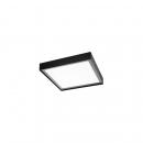 ARDEBO.de SG Leuchten Disc 285X285 LED Deckenleuchte, 22W, 2020lm, 3000K, Phasenabschnittsdimmung, schwarz (606070)