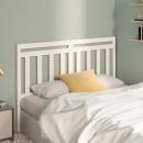 Kopfteil Weiß 166x4x100 cm Massivholz Kiefer