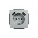 Busch-Jaeger 20 EUCB2USB-83 SCHUKO® 2x USB-Steckdose, Alusilber (2CKA002011A6271)