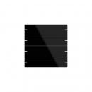 ARDEBO.de Gira 502405 Wippenset 4fach für Tastsensor 4, Glas schwarz