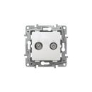 ARDEBO.de Legrand Durchgangsdose 14 dB, Ultraweiß (664561)