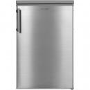 ARDEBO.de Exquisit KS16-4-HE-040E Standkühlschrank, 55 cm breit, 109L, Temperatureinstellung, LED Beleuchtung, Gemüseschublade, Eierablagen, edelstahloptik