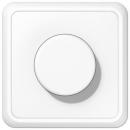 ARDEBO.de Jung CD5544.03VWW Drehdimmer LED mit Dreh-Ausschalter, alpinweiß