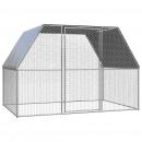 Outdoor-Hühnerkäfig 3x2x2 m Verzinkter Stahl