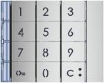 ARDEBO.de Bticino (353001) Frontblende für Codelock-/Tastatur-Modul