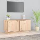 TV-Schrank 80x35x40,5 cm Massivholz Kiefer