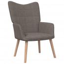 Relaxsessel Taupe Stoff