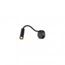 ARDEBO.de SLV KARPO GOOSE Wandaufbauleuchte, schwarz, 5,8W, 3000K, 40° (1006162)