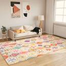 Teppich Waschbar Mehrfarbig 190x300 cm Rutschfest