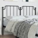 Kopfteil Metall Schwarz 150 cm