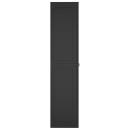 Gartenschrank Schwarz 97x37x165 cm PP