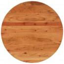 Tischplatte Ø70x2,5 cm Rund Massivholz Akazie